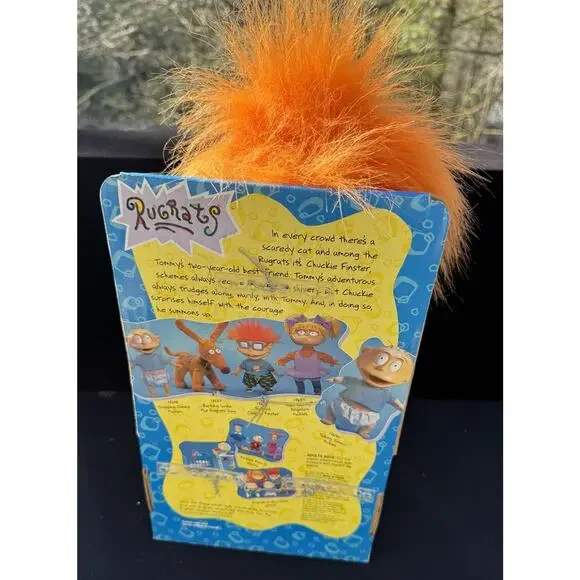 New Nickelodeon Rugrats Chuckie Doll Toy 1997 Vintage Applause Rare Works!